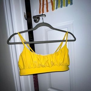 Shein yellow bikini top - never worn